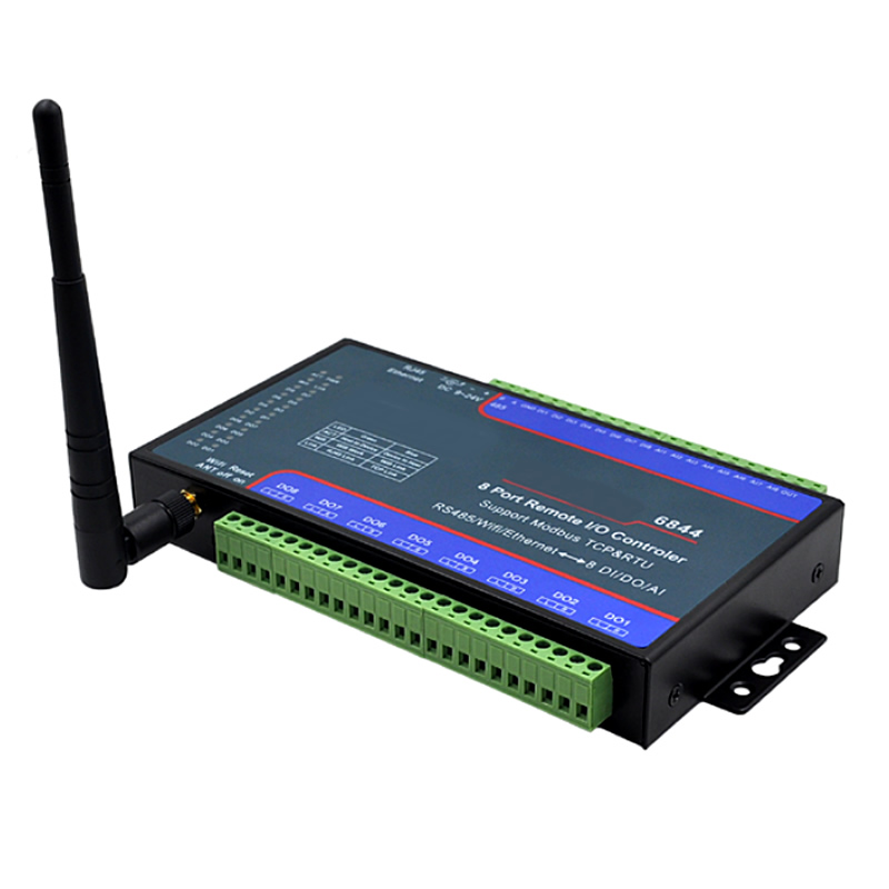 8路DI 8路DO 8路AI輸入 遠(yuǎn)程IO控制器 OX-IO6842/6802/6844/6844N