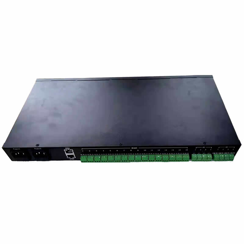 16路RS232/485機架式大系統(tǒng)容量工業(yè)級物聯(lián)網(wǎng)關(guān)通訊管理機 歐鑫通HPC-7316