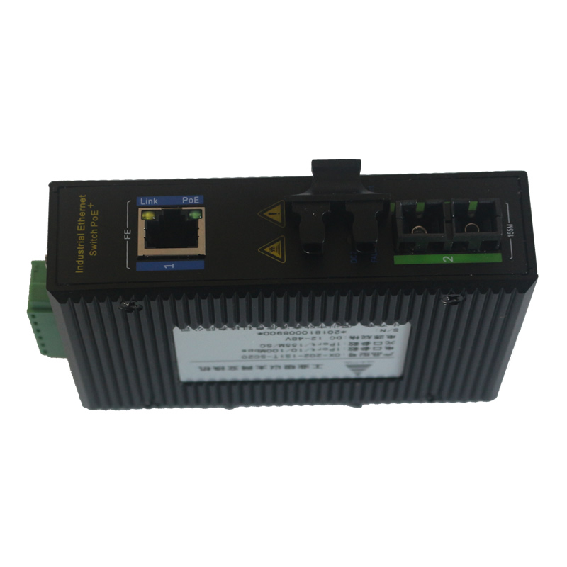 1光1電百兆工業(yè)級以太網(wǎng)交換機(jī) OX-202-1S1T-SC20