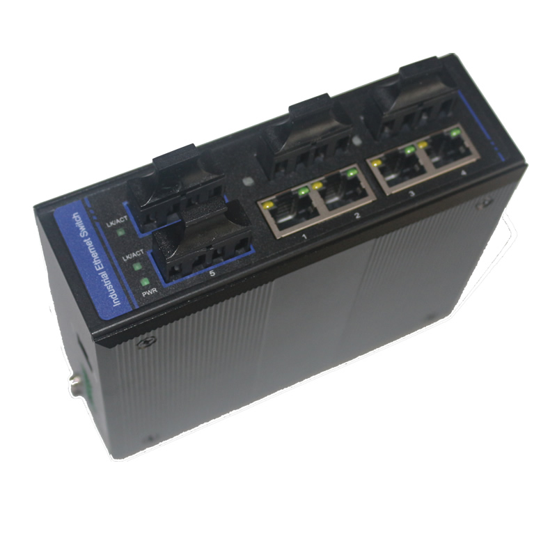 工業(yè)級百兆4光4電非網(wǎng)管交換機(jī) OX-208-4S4T-SC20