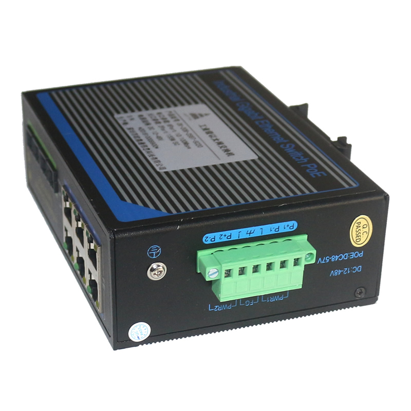 百兆2光6電工業(yè)級以太網(wǎng)交換機 OX-208-2S6T-SC20
