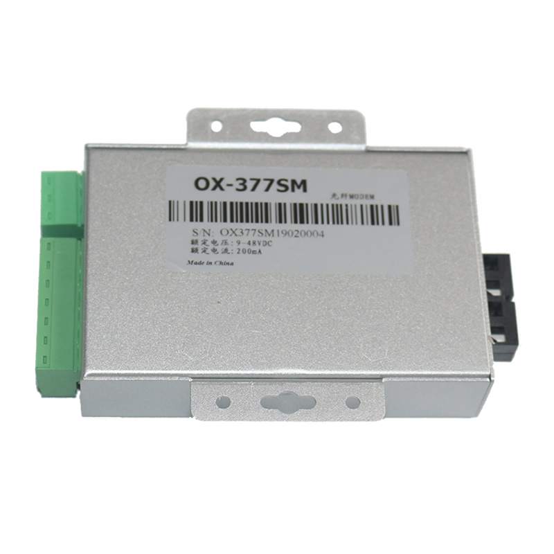 工業(yè)級(jí)RS232/RS422/RS485轉(zhuǎn)光纖轉(zhuǎn)換器 OX-377SM