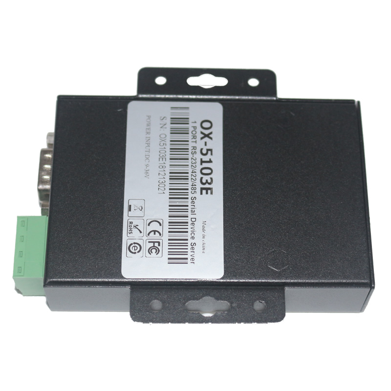 1口RS232/RS422/RS485轉(zhuǎn)TCP/IP串口服務(wù)器 OX-5103E