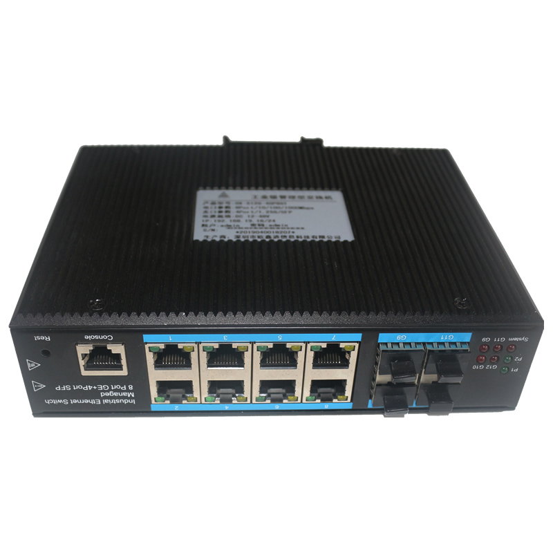 工業(yè)級千兆4光8電網(wǎng)管型交換機(jī) OX-512G-4GP8GT