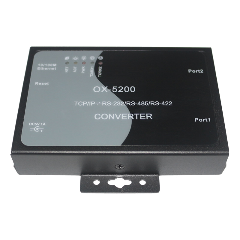 2-port RS232 to TCP/IP serial server OX-5201