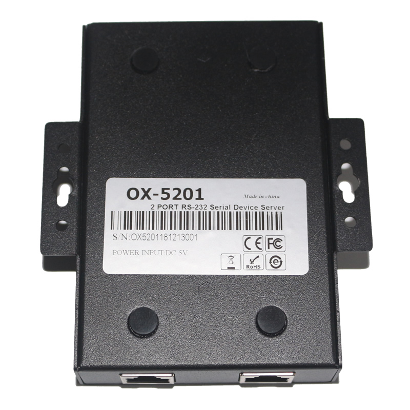 2-port RS232 to TCP/IP serial server OX-5201