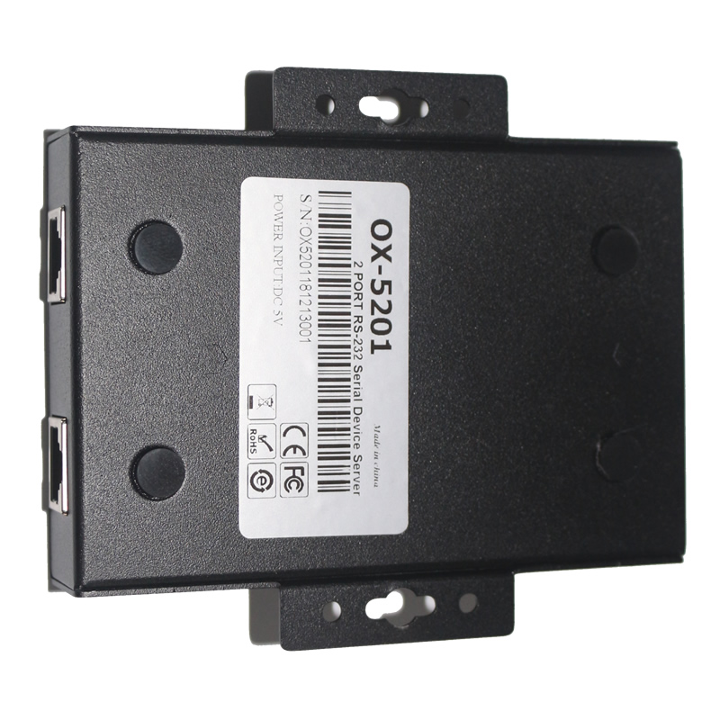 2-port RS232 to TCP/IP serial server OX-5201