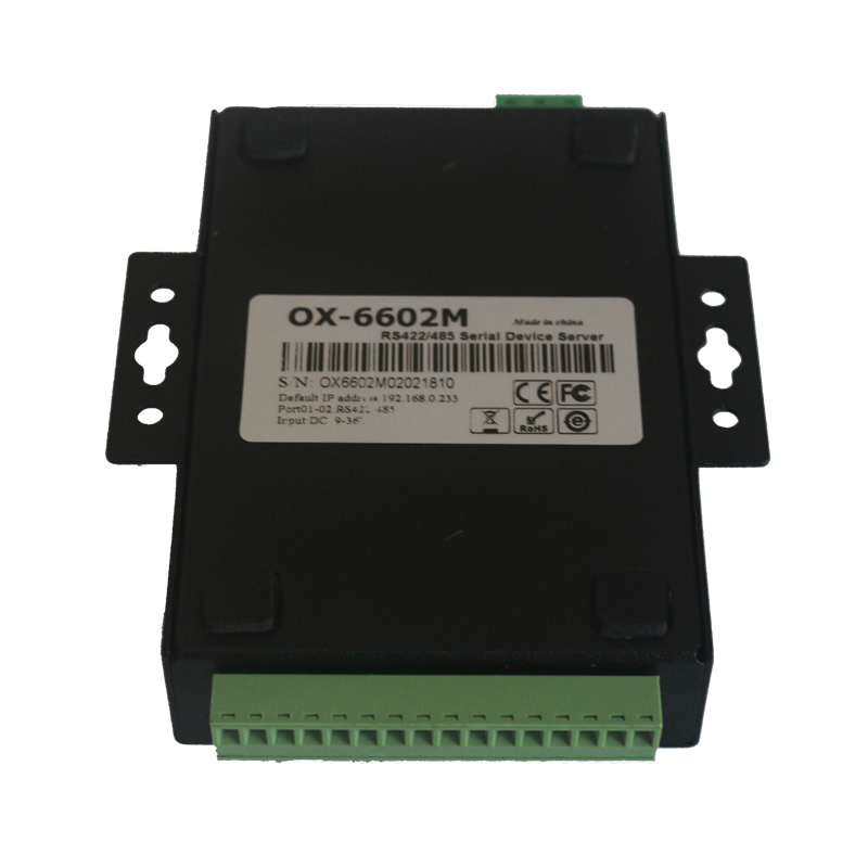 2口RS422/RS485串口服務(wù)器 OX-6602M