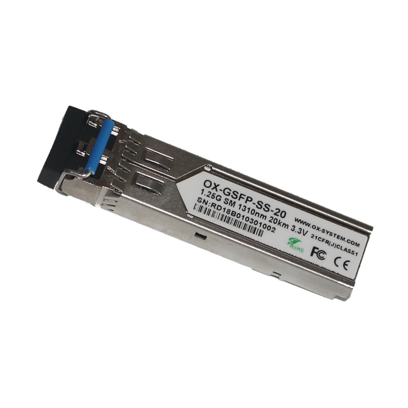 工業(yè)級千兆SFP單模光纖模塊 OX-GSFP-SS-20