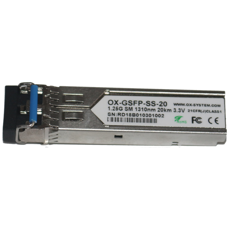 工業(yè)級千兆SFP單模光纖模塊 OX-GSFP-SS-20