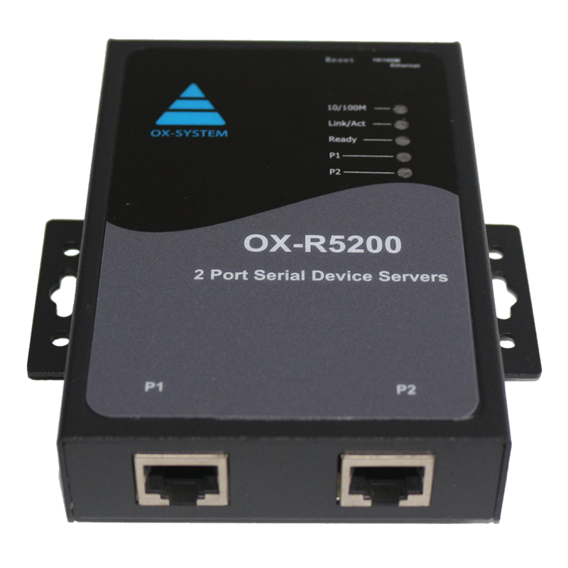 2-port RS232 networked serial port server OX-R5201