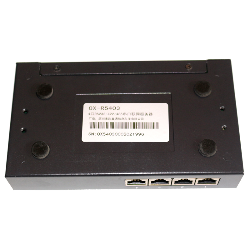 4口RS232/RS485/RS422串口服務器 OX-R5403