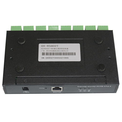 8口端子式RS485/RS422串口服務(wù)器 OX-R5802T