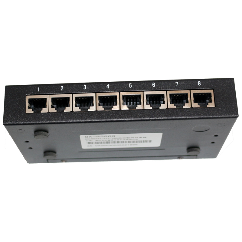 8口RS232/RS485/RS422串口服務(wù)器 OX-R5803