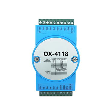 歐鑫通工業(yè)級(jí)16位A/D 8通道熱電偶輸入模塊 OX-4118
