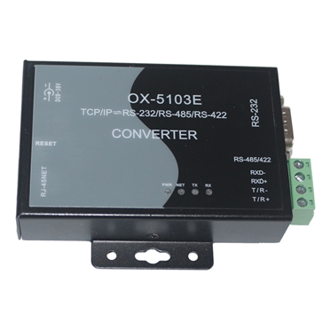 1口RS232/RS422/RS485轉(zhuǎn)TCP/IP串口服務(wù)器 OX-5103E