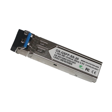工業(yè)級千兆SFP單模光纖模塊 OX-GSFP-SS-20