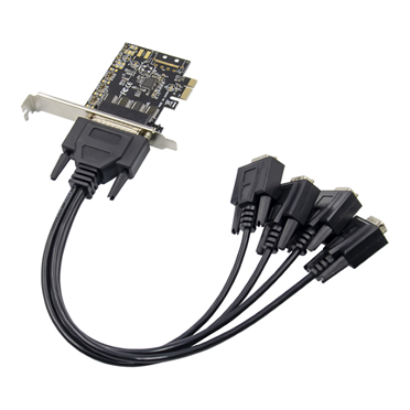 4口RS232 PCI-E高速多串口卡 OX-MSC614