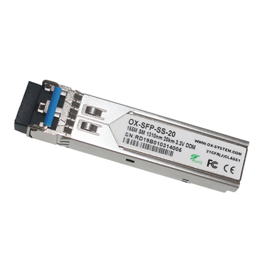 工業(yè)級(jí)百兆SFP單模光纖模塊 OX-SFP-SS-20